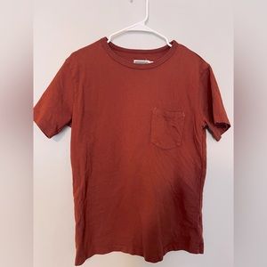 made in the US Freenote cloth 13 ounce pocket t-shirt picante